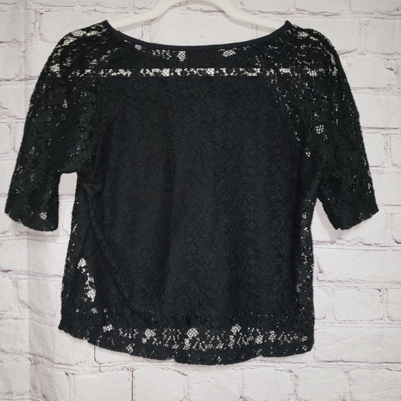 🧡𝅺TOPSHOP Lace Crop Top - Picture 6 of 6